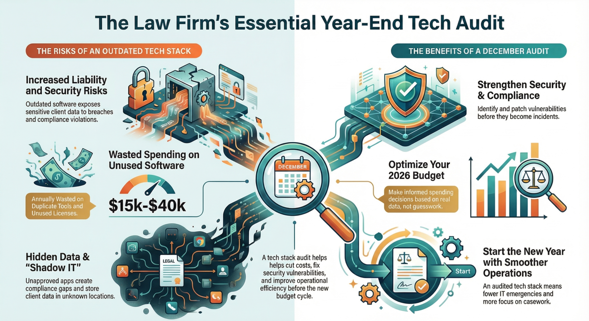 The Year-End Tech Stack Audit: What NYC Law Firms Must Review - Consult CRA