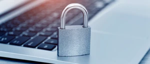 Picture of a computer and a lock